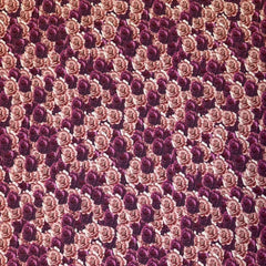 Floral Print Cotton (Magenta/peach)