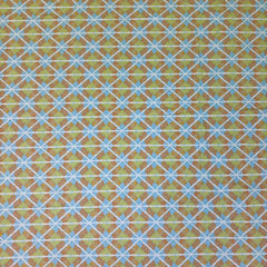 Printed Cotton (white/orange/blue/yellow)