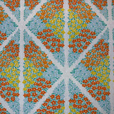 Printed Cotton (white/orange/blue/yellow)
