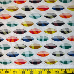 Printed Cotton (white/orange/blue/green/olive)