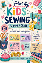 Kids Sewing Summer Class