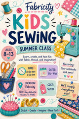 Kids Sewing Summer Class