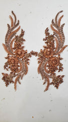 Cascade Appliqué Pair
