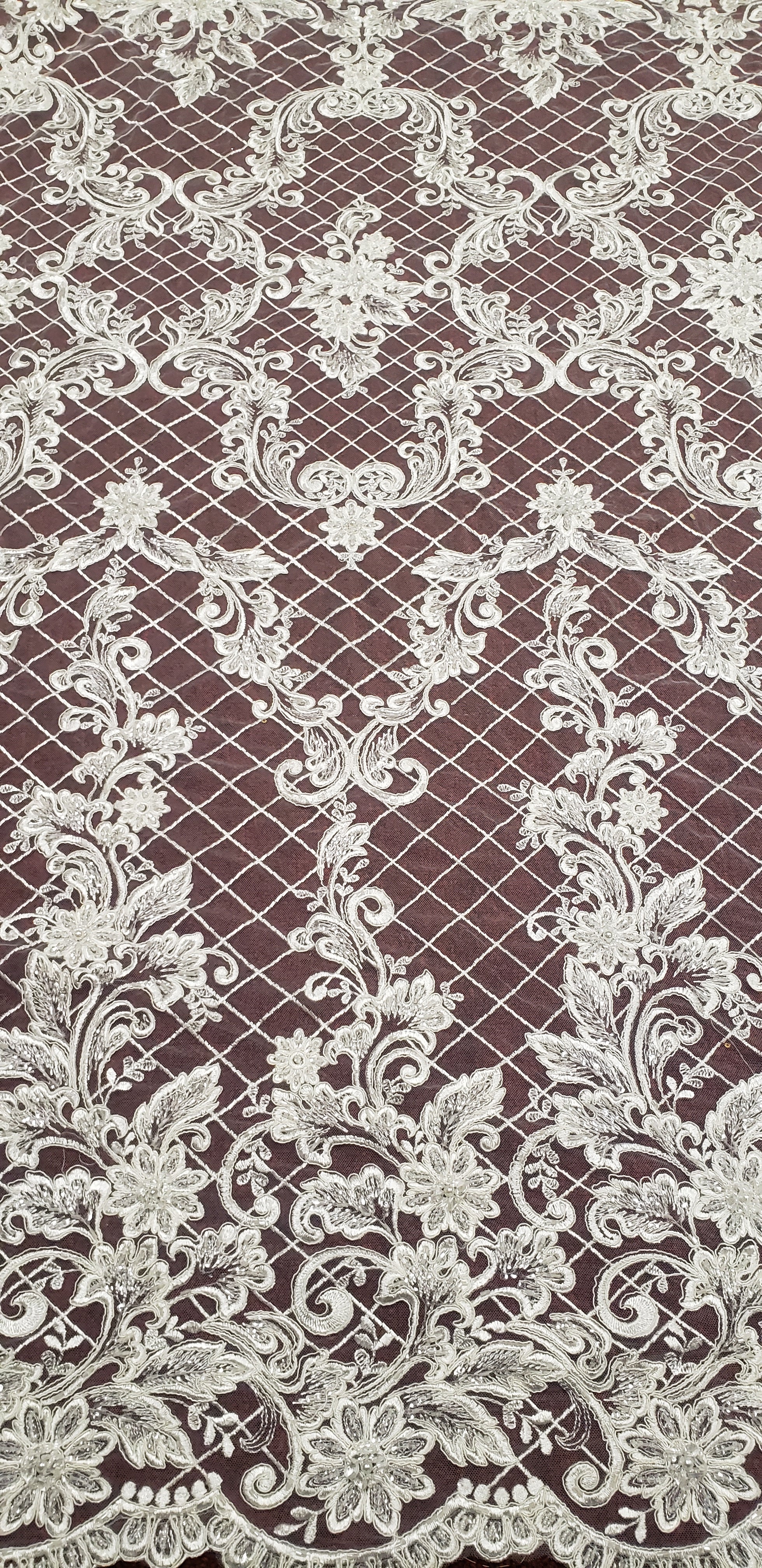 Panel bridal lace