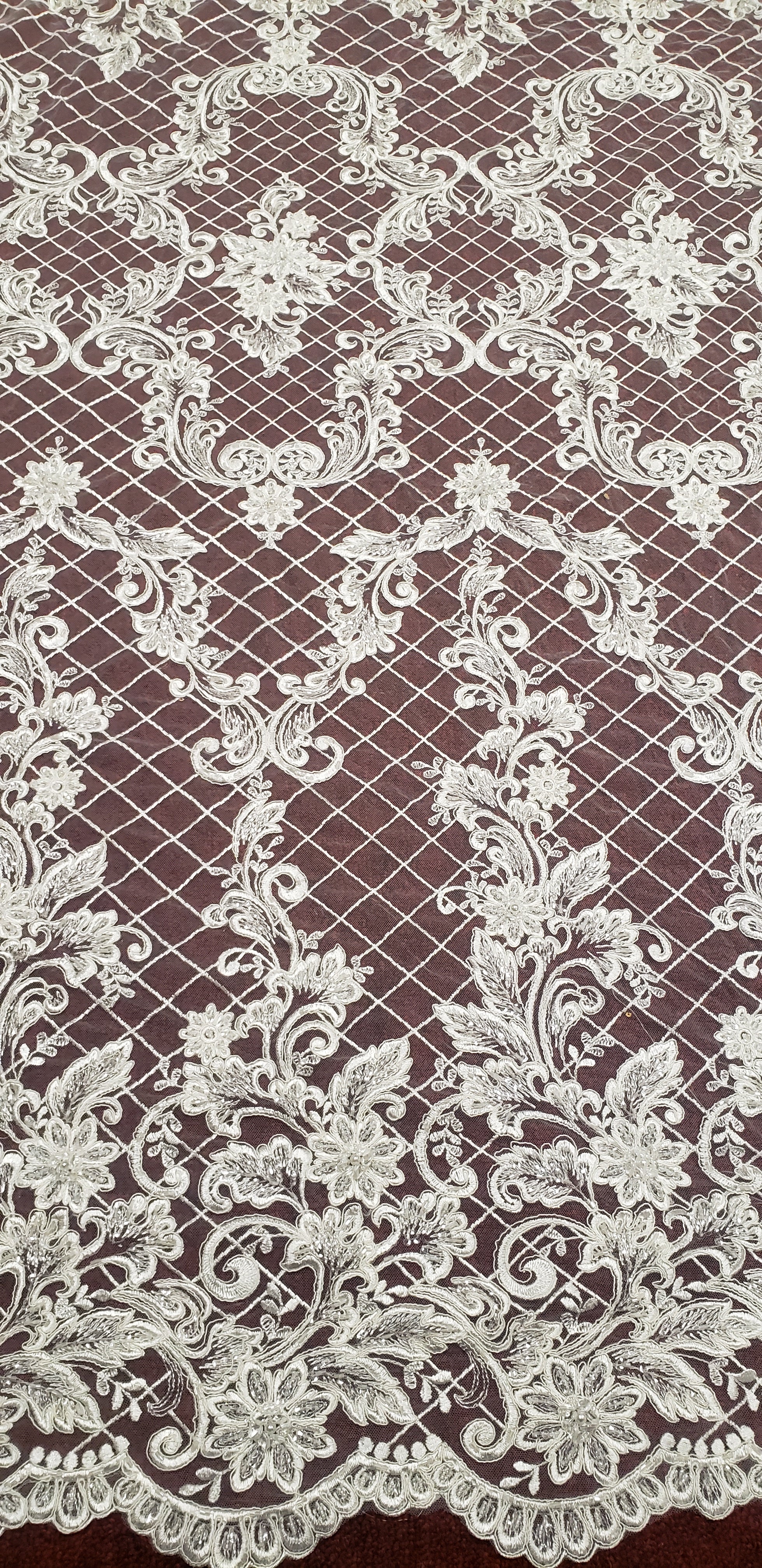 Panel bridal lace