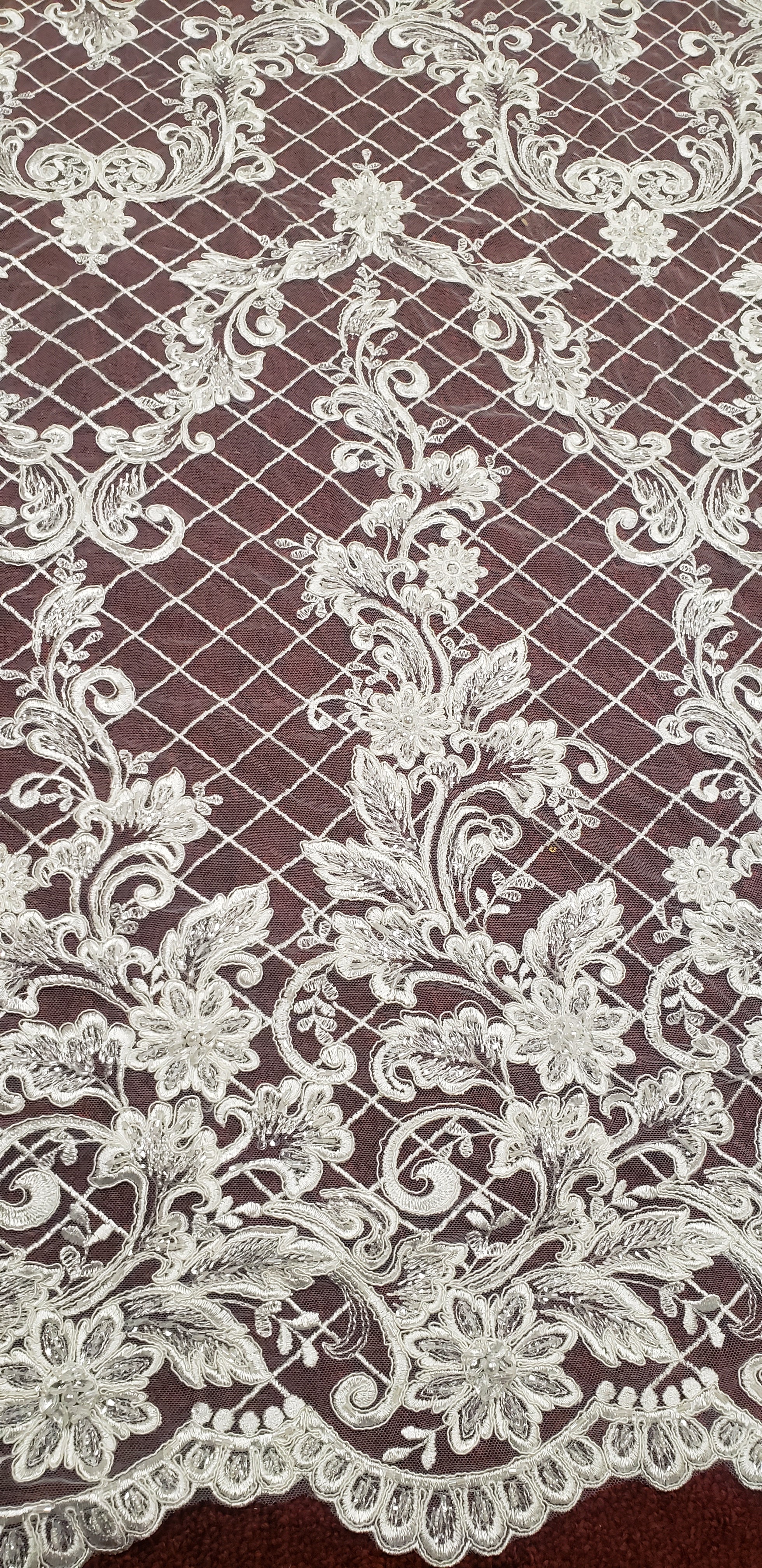 Panel bridal lace