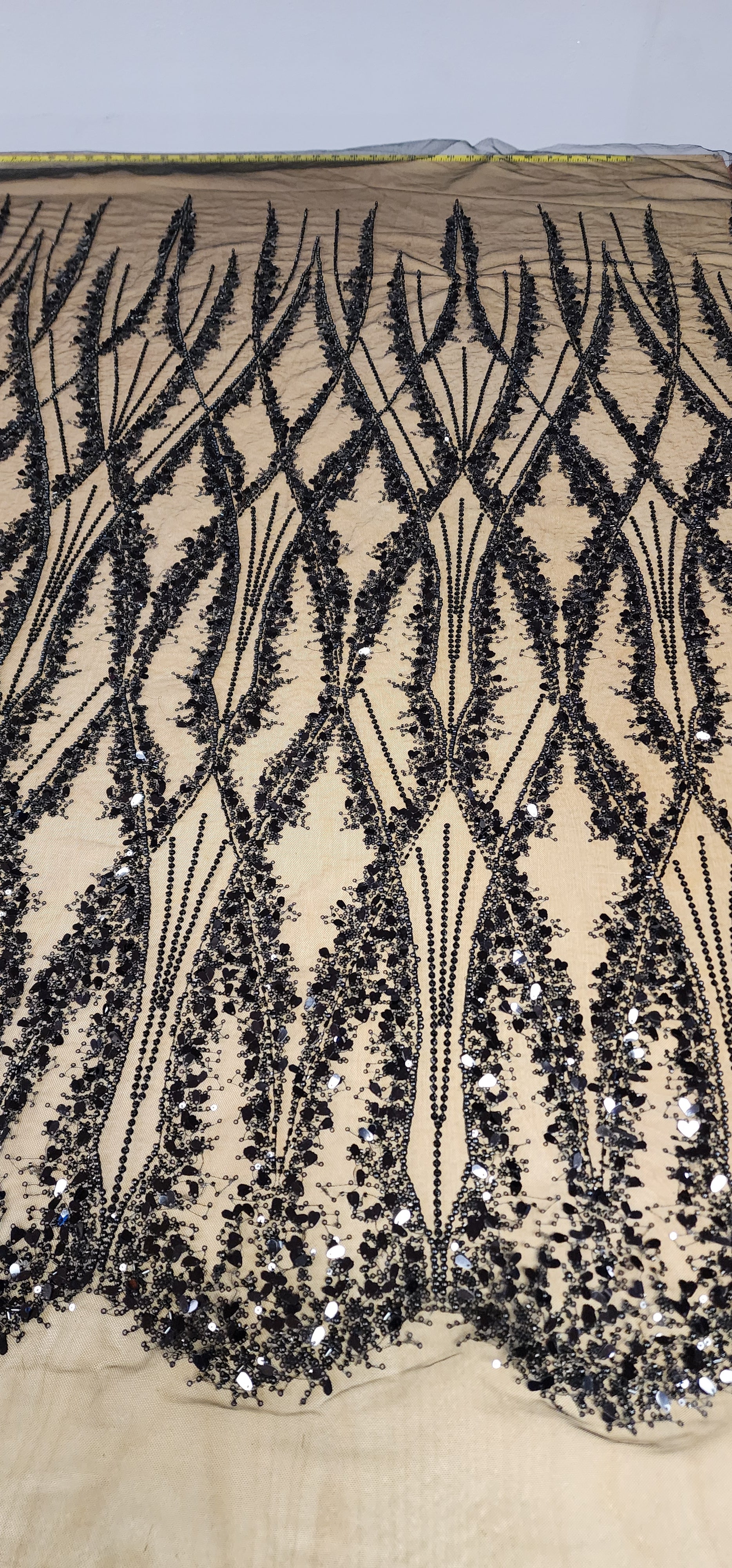 Beaded Sequin Panel lace