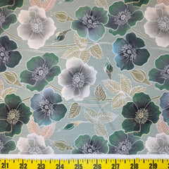 Floral Print Cotton (Emerald/sage)