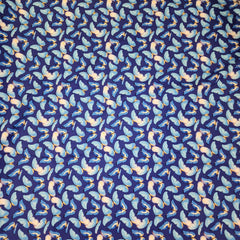 Butterfly Print Cotton (blue/yellow)