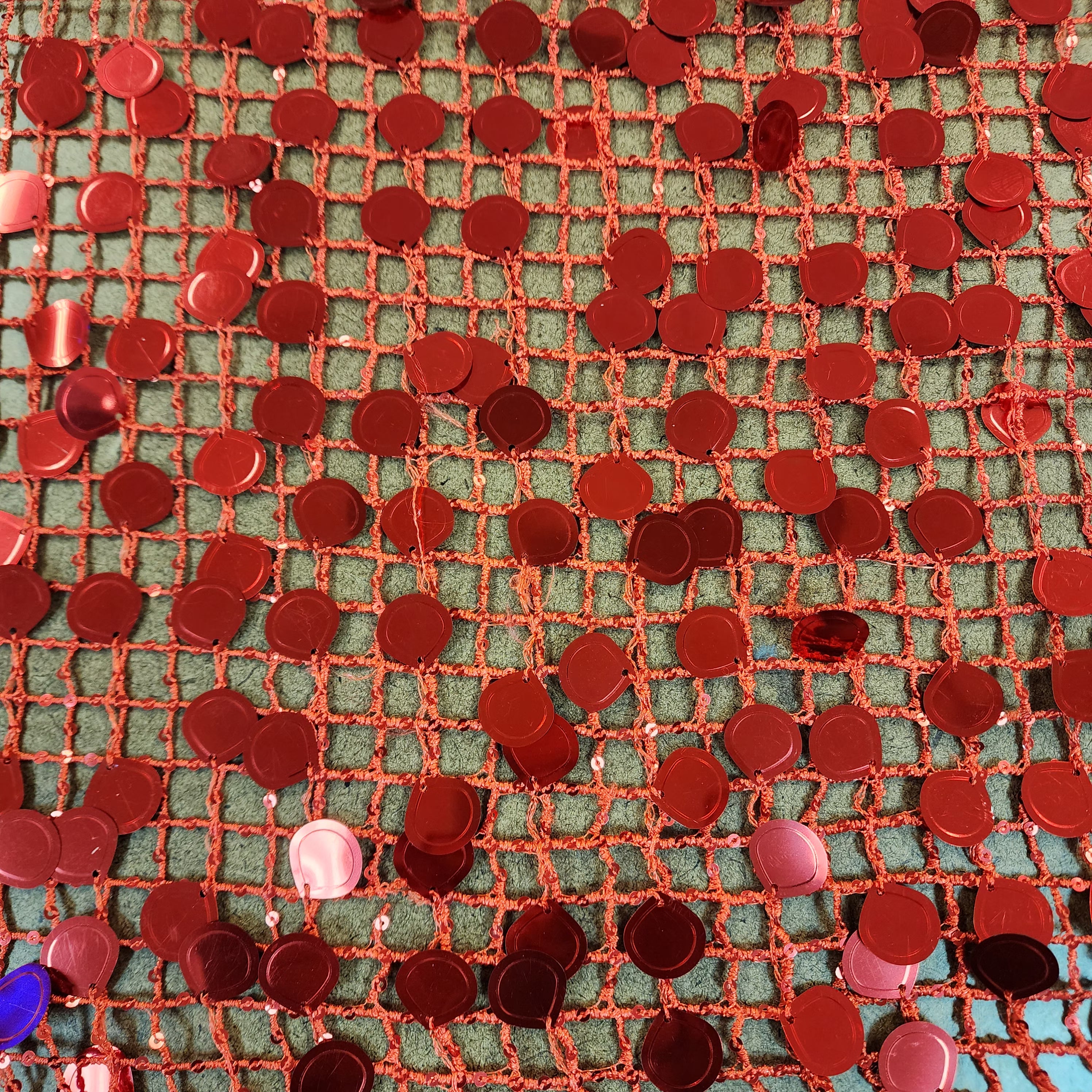 Confetti 3D Sequin Mesh