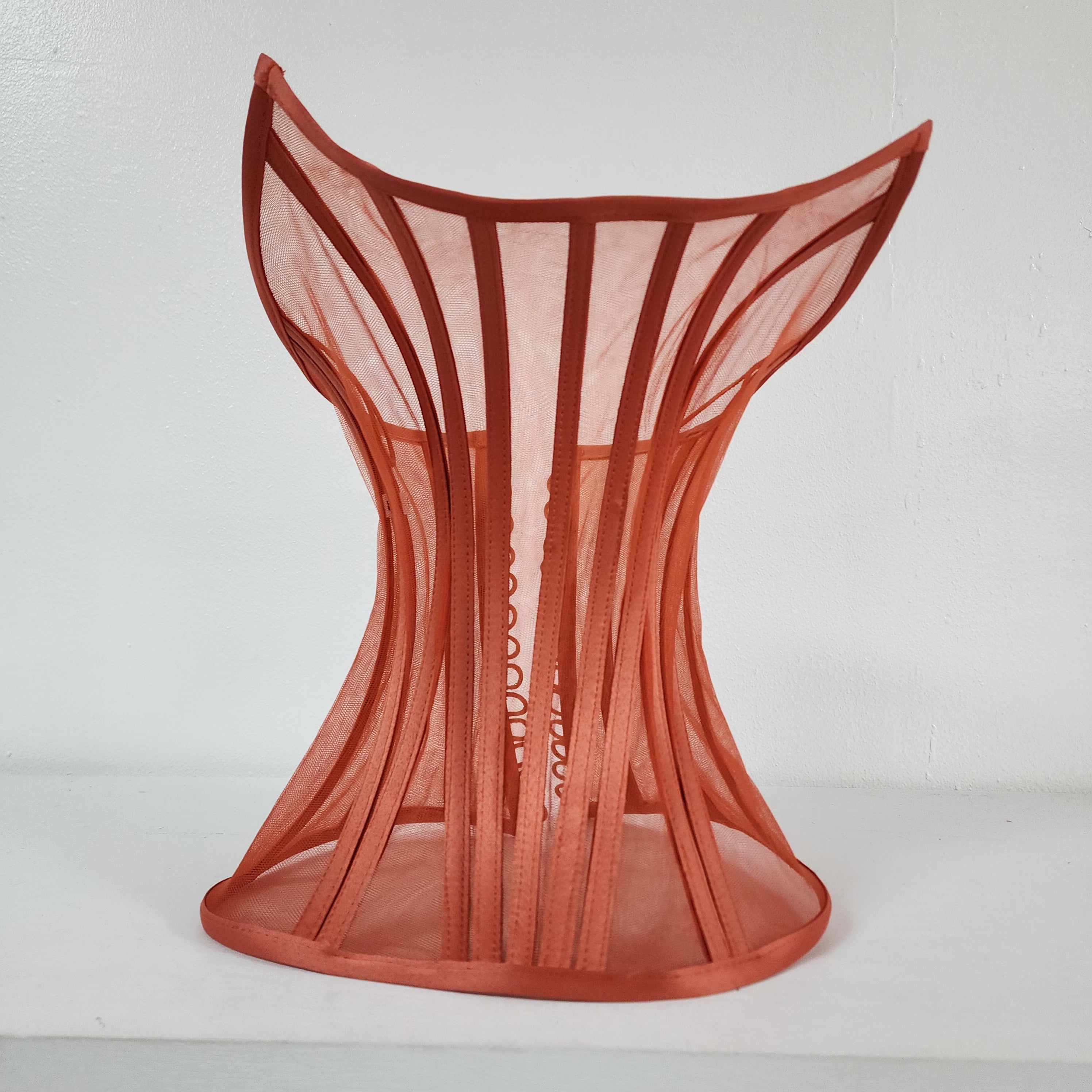 Sheer Cat-eye Corset