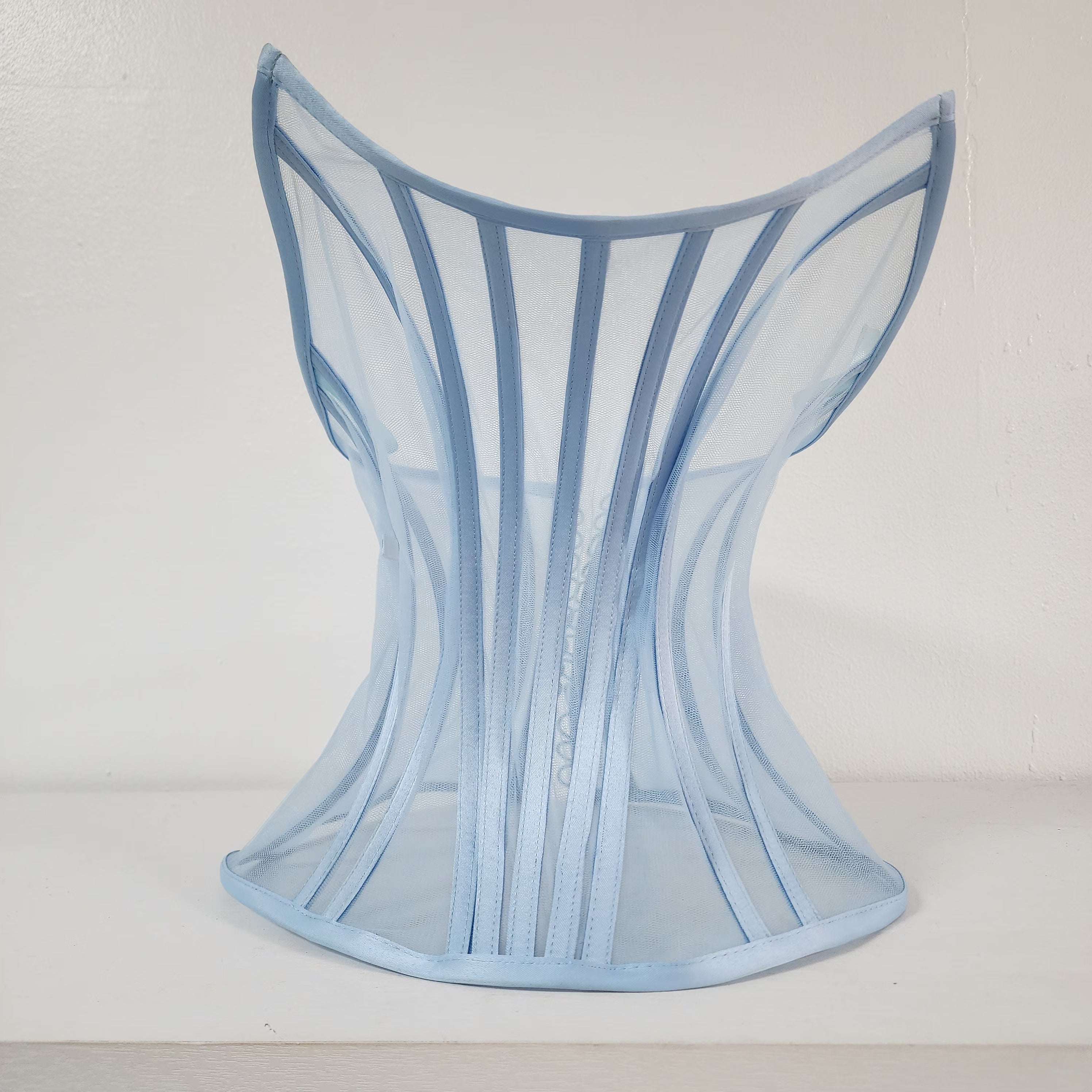 Sheer Cat-eye Corset