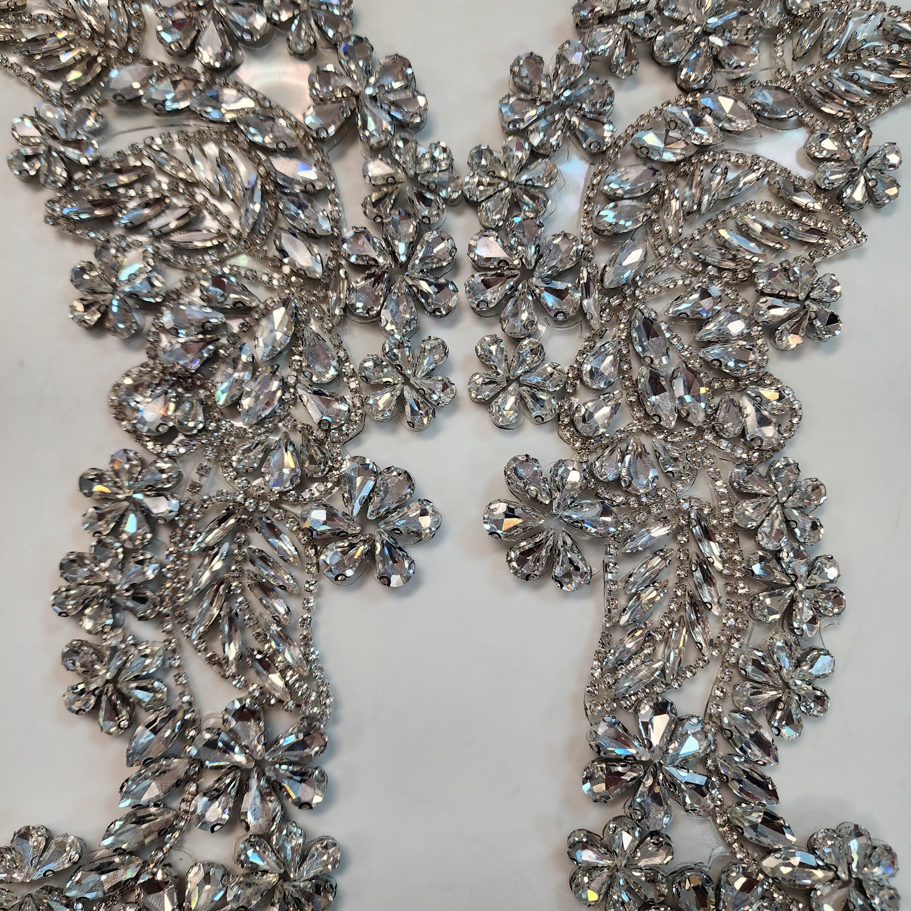 Iris Iron-On Applique Pair