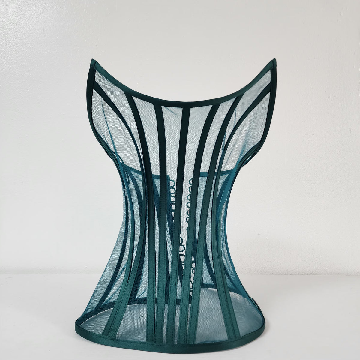 Sheer Cat-eye Corset
