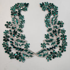 Iris Iron-On Applique Pair