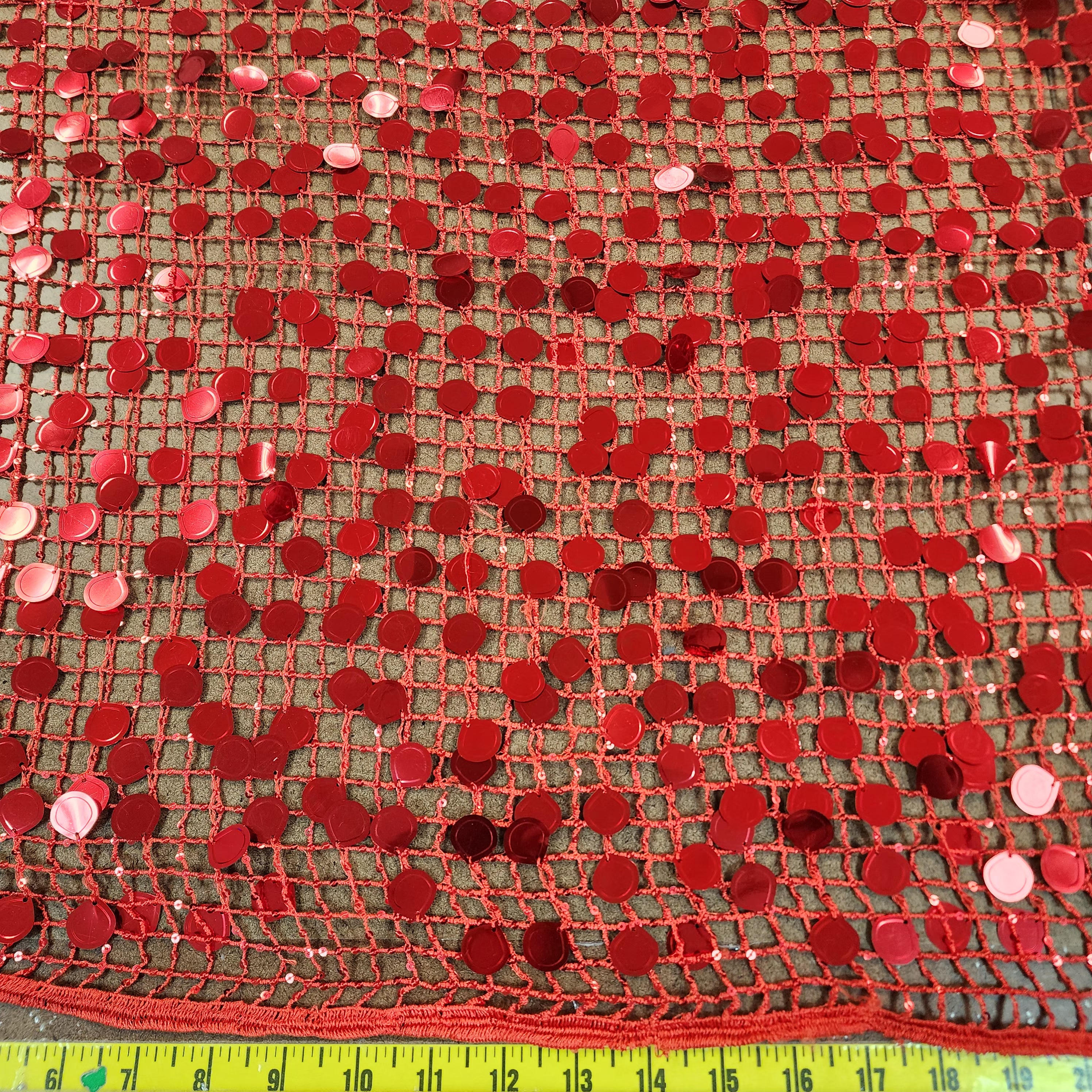 Confetti 3D Sequin Mesh