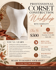 Corset Training Workshop