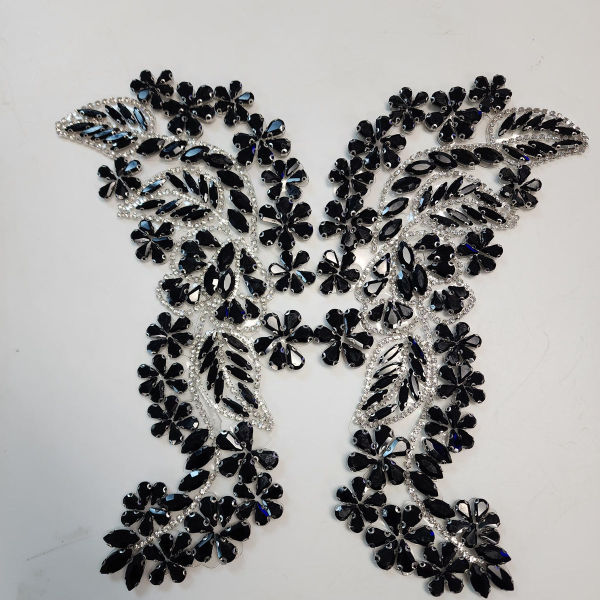 Iris Iron-On Applique Pair