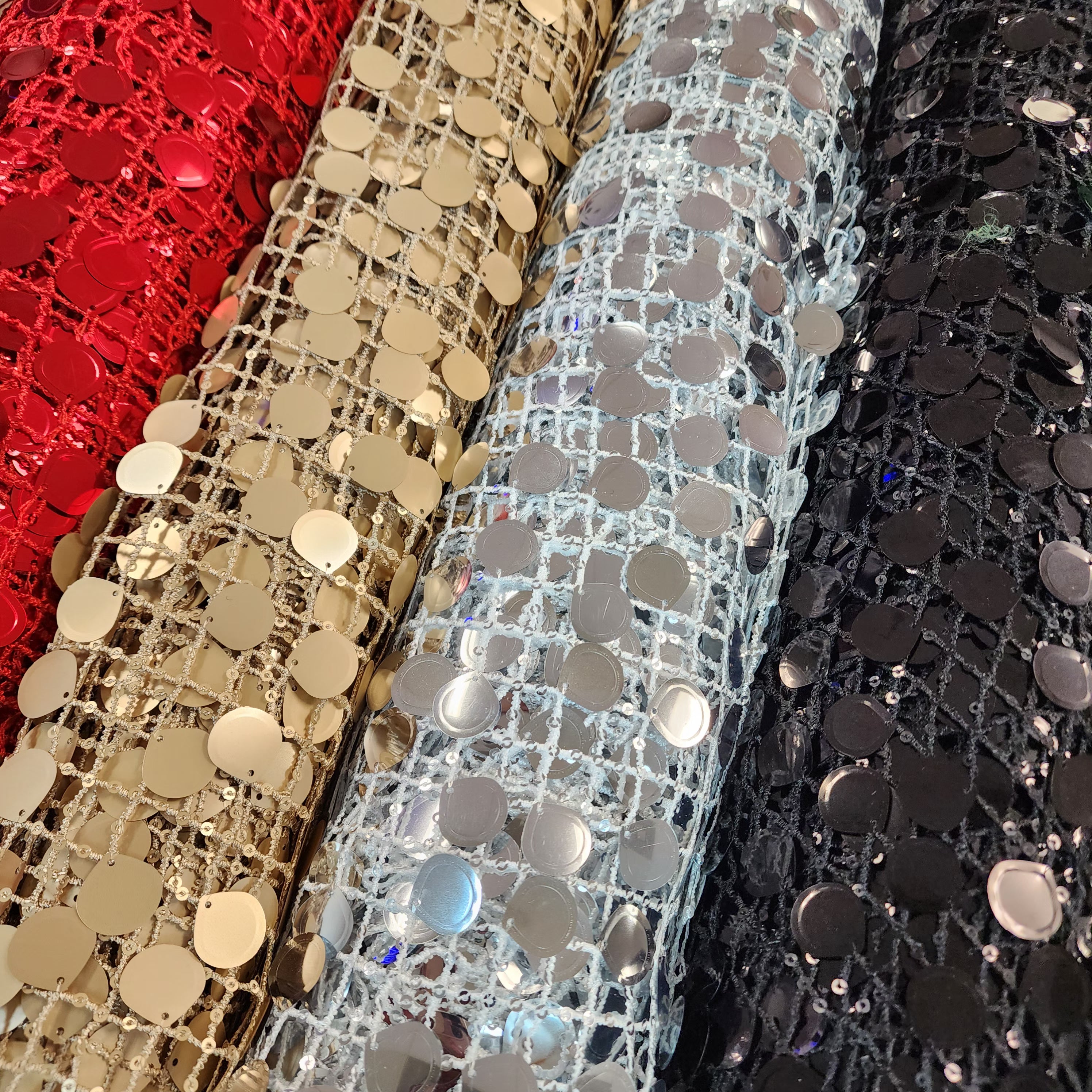 Confetti 3D Sequin Mesh