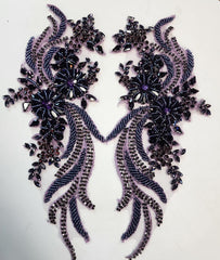 Emerald Applique Pair