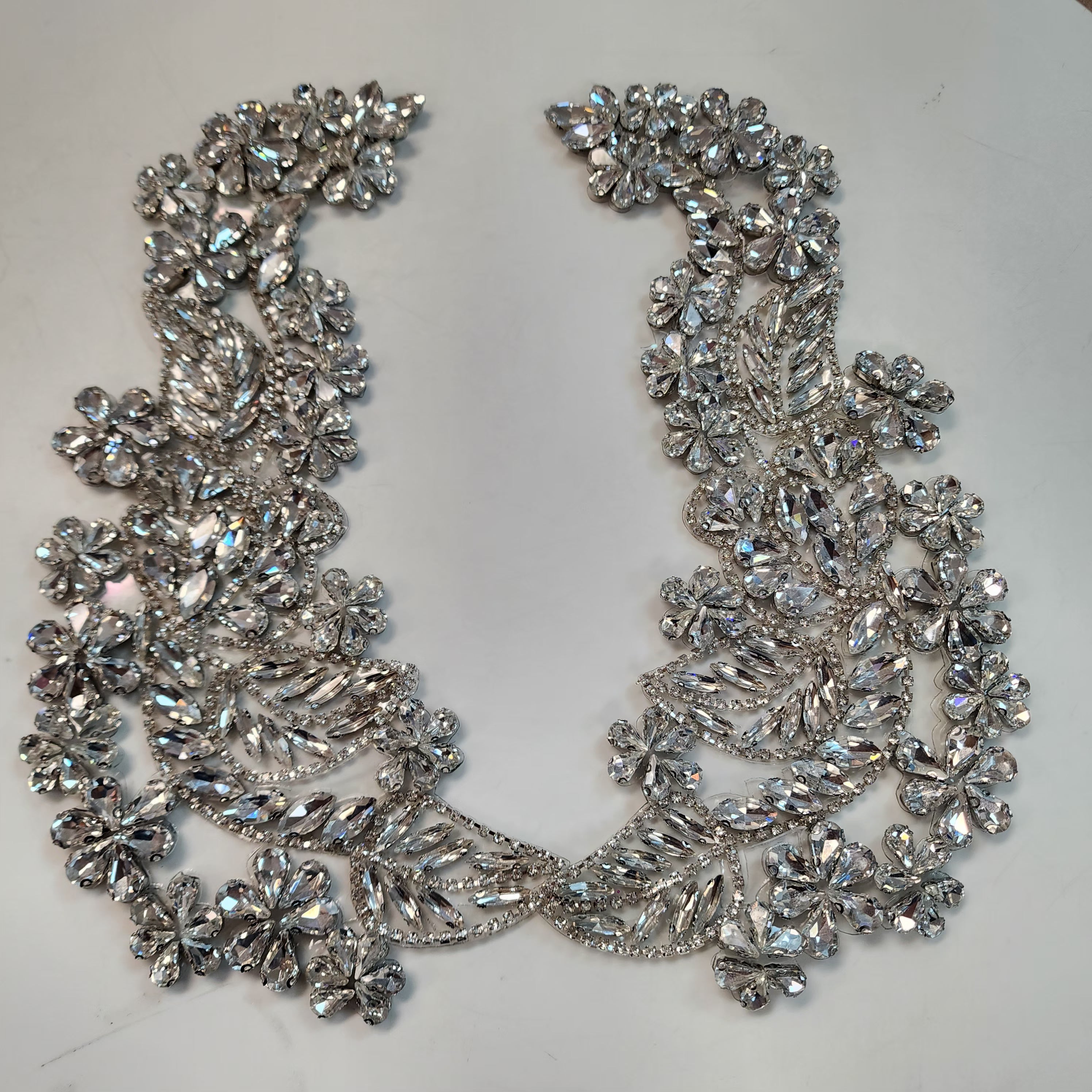 Iris Iron-On Applique Pair