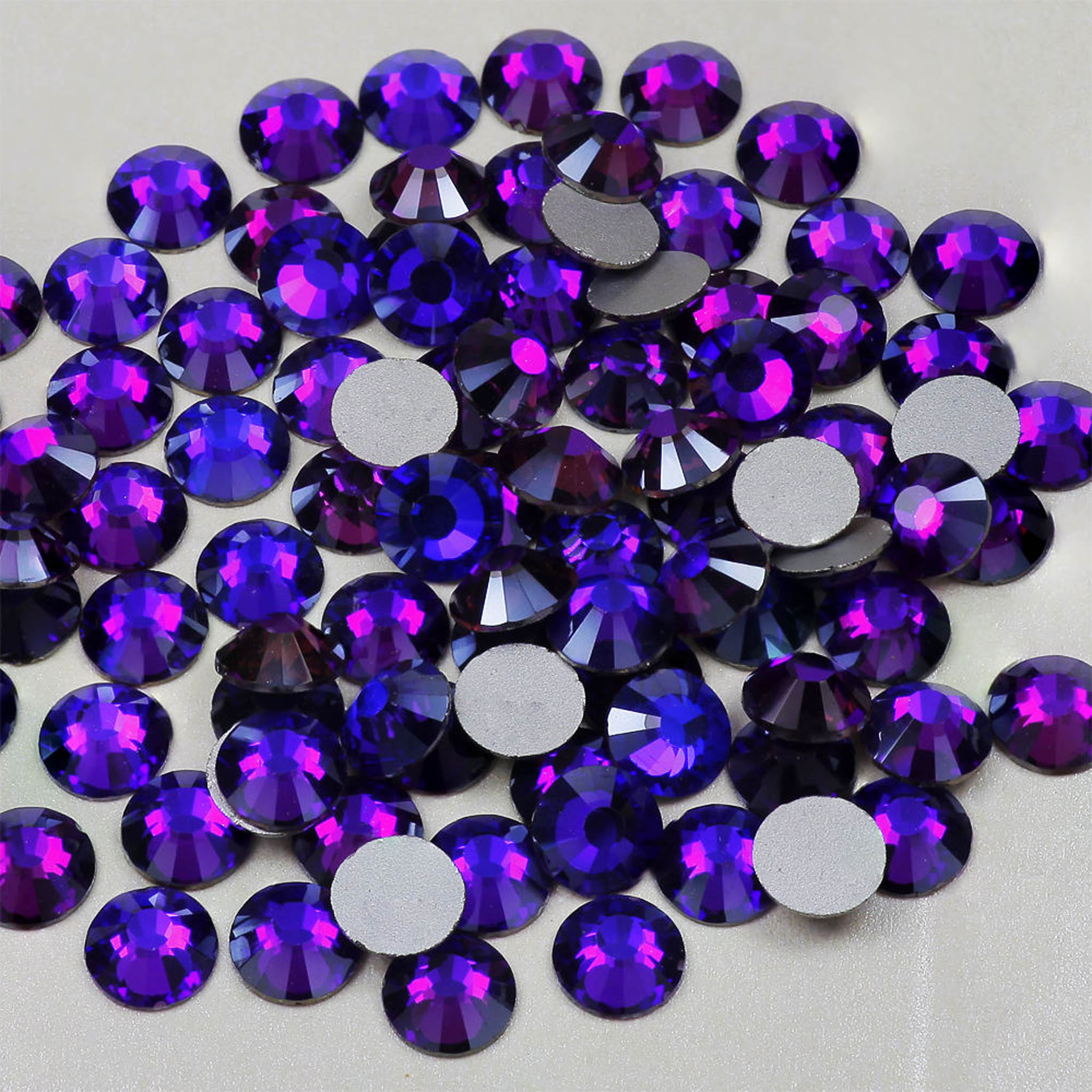 Glass Flat-Back Rhinestones