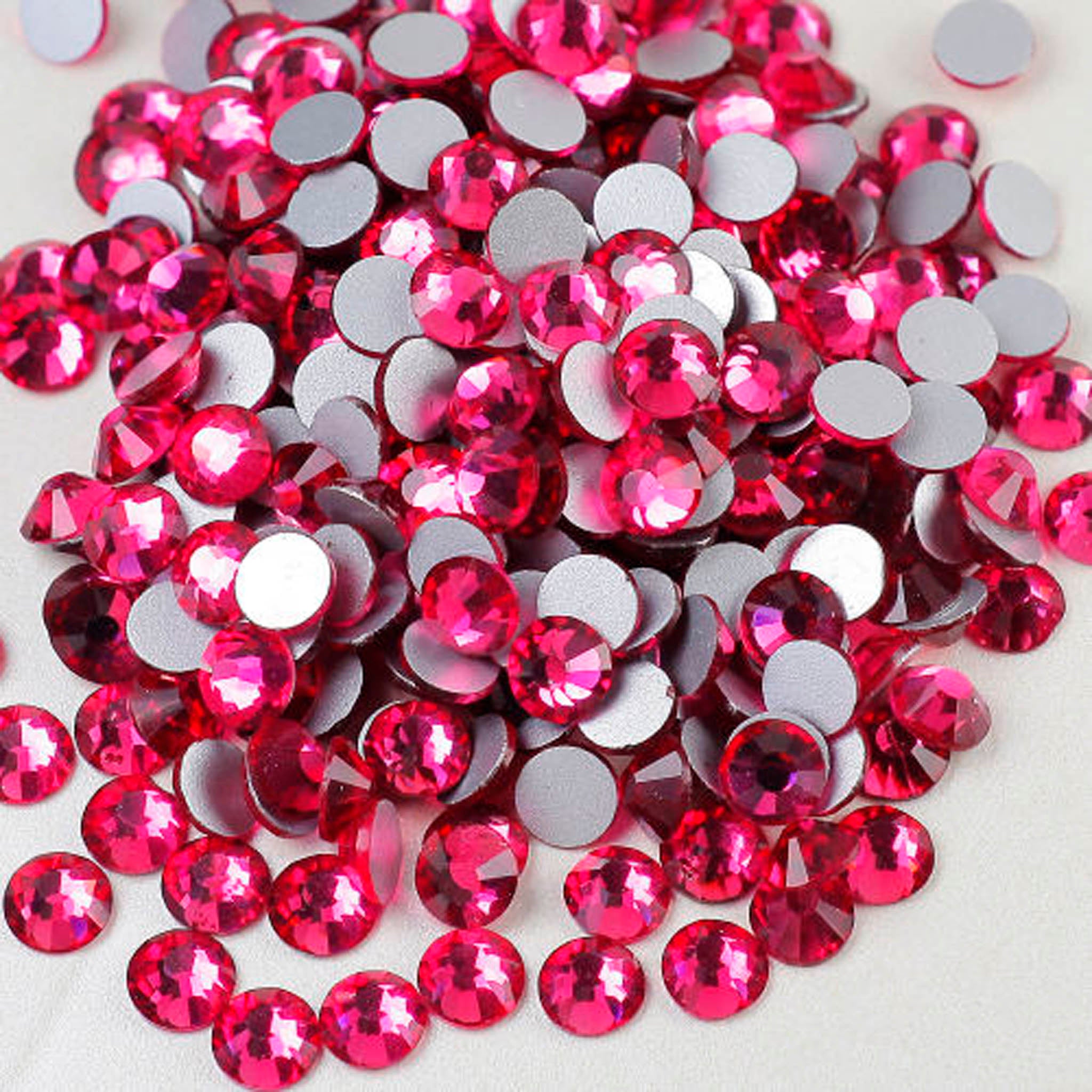 Glass Flat-Back Rhinestones