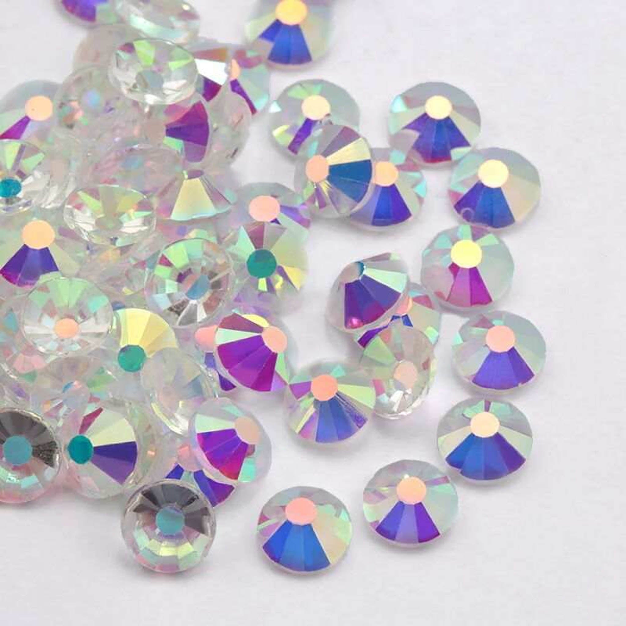 Glass Flat-Back Rhinestones